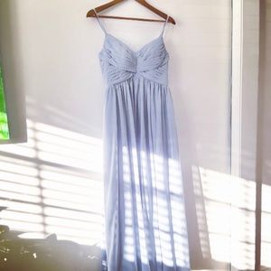 Dusty Blue Bridesmaid / Prom Dress